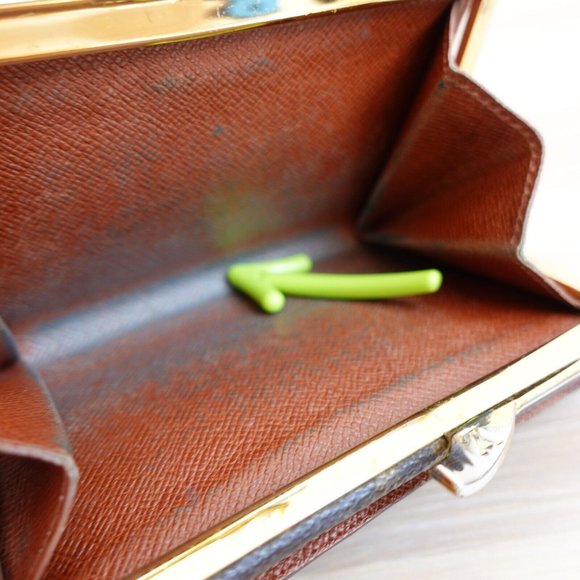 Vintage Louis Vuitton Wallet Leather Monogram Logo Bifold Portefeuille Viennois - Picture 8 of 16